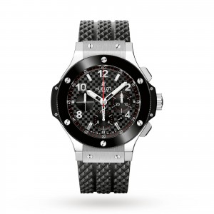 montre hublot big bang en fibre de carbone pour homme 44 mm