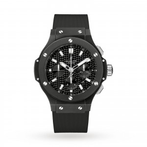 montre hublot big bang en fibre de carbone pour homme 44 mm