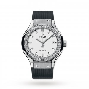 montre hublot classic fusion femme blanche 33mm