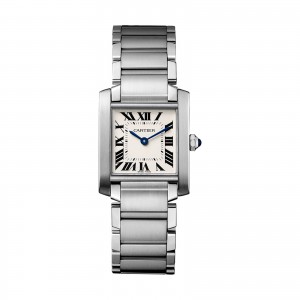 montre cartier tank française dames argent 28mm