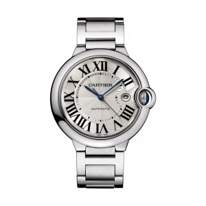 montre cartier ballon bleu homme argent 42mm