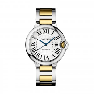 montre cartier ballon bleu femme argent 36mm