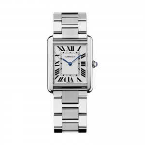 Cartier Tank Solo Hommes Silver 35mm Montre