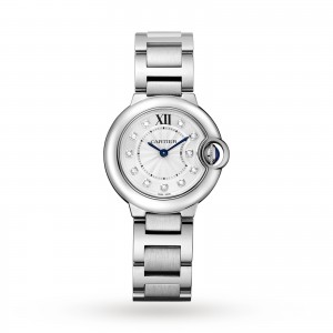 montre cartier ballon bleu dames argent 28mm
