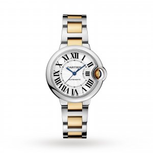 montre cartier ballon bleu dames argent 33mm