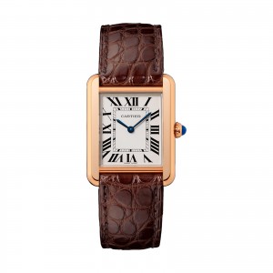 montre cartier tank solo dames argent 24mm