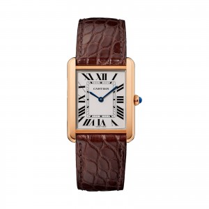 montre cartier tank solo dames argent 35 mm