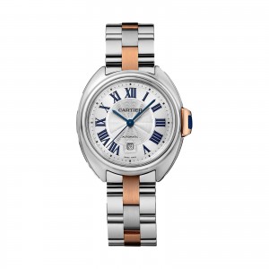 cartier clé de cartier montre femme blanche 31mm