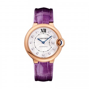 montre cartier ballon bleu femme argent 36mm