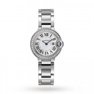 montre cartier ballon bleu dames argent 28mm
