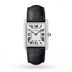 montre cartier tank solo unisexe argent 36mm