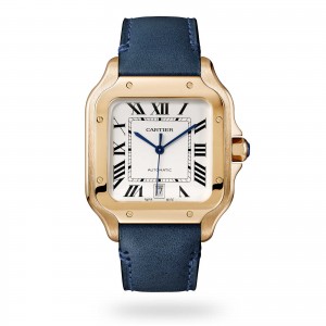 santos de cartier montre homme 40 mm argent