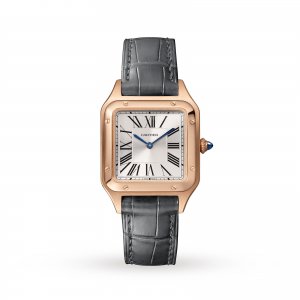 montre cartier santos dumont dames argent 27mm