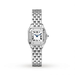 montre panthère de cartier femme cadran argent 25mm