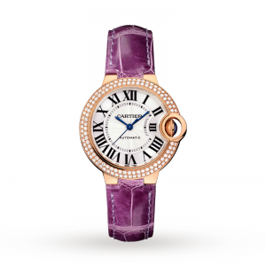 montre cartier ballon bleu dames argent 33mm