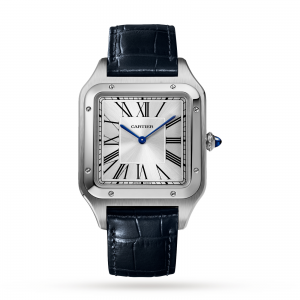 montre cartier dumont pour homme en argent 34 mm
