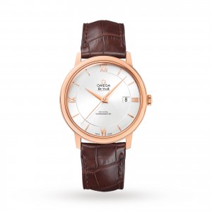 montre oméga de ville pour homme en argent 39,5 mm