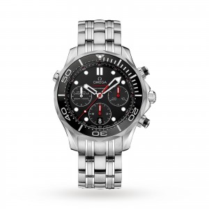 montre Omega Seamaster pour homme noire de 44 mm