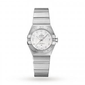 montre Omega Constellation pour femme en nacre de 27 mm