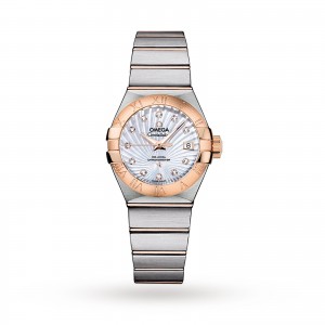 montre Omega Constellation pour femme en nacre de 27 mm