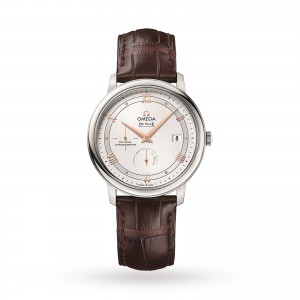 montre oméga de ville pour homme en argent 39,5 mm