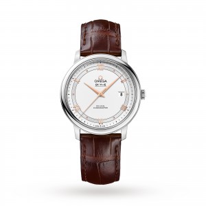 montre oméga de ville pour homme en argent 39,5 mm