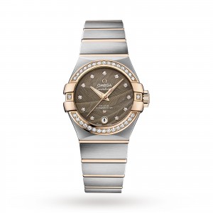 montre Omega Constellation pour femme en nacre de 27 mm