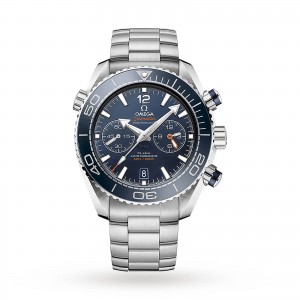 montre Omega Planet Ocean pour homme, bleu, 45,5 mm