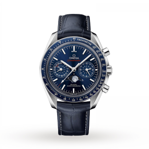 omega speedmaster montre homme bleu 44mm