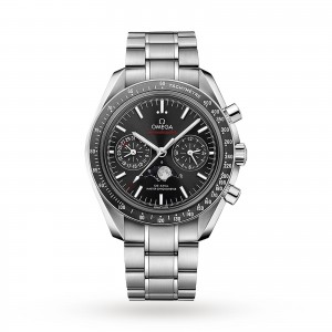 montre Omega Speedmaster pour homme noire de 44,25 mm