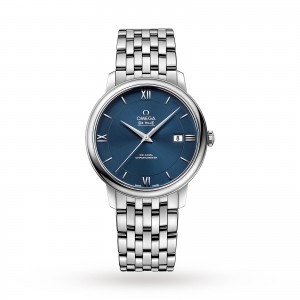 montre homme oméga de ville bleu 39,5 mm