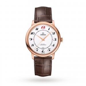 omega de ville montre homme blanc 39,5 mm