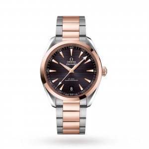 montre Omega Seamaster Aqua Terra pour homme marron 41 mm