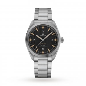 montre oméga railmaster Hommes 40 mm noir