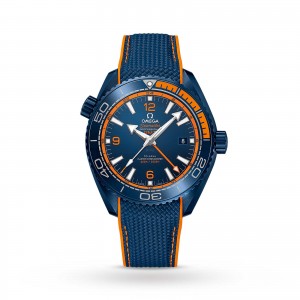 montre Omega Planet Ocean pour homme, bleu, 45,5 mm