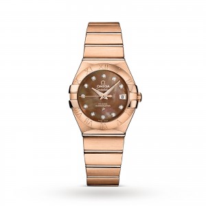 montre Omega Constellation pour femme en nacre de 27 mm