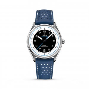 montre Omega Seamaster pour homme noire de 39 mm