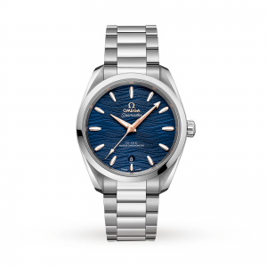 montre Omega Seamaster Aqua Terra pour femme bleu 38 mm