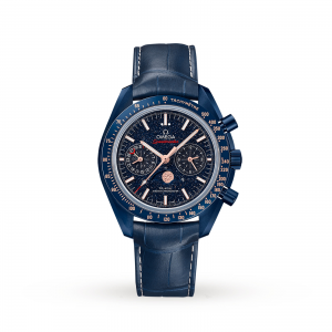 omega speedmaster montre homme bleu 44mm