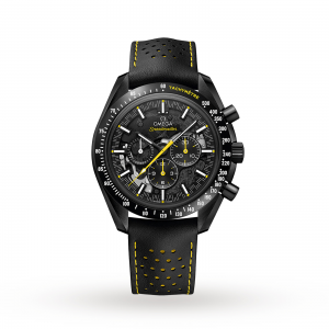 montre Omega Speedmaster pour homme noire de 44 mm