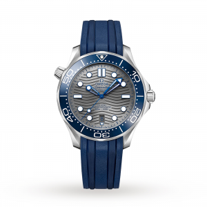 montre Omega Seamaster pour homme grise 42 mm