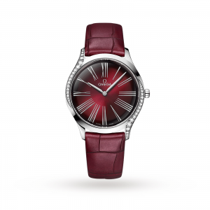 montre oméga tresor Femmes 36mm rouge