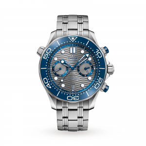 montre Omega Seamaster pour homme grise de 44 mm