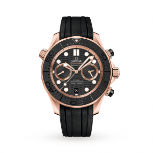 montre Omega Seamaster pour homme noire de 44 mm