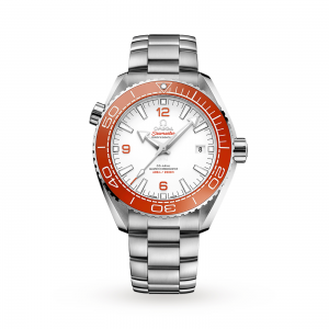 montre Omega Planet Ocean pour hommes, blanc, 43,5 mm