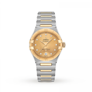 montre oméga constellation champagne femme 29mm