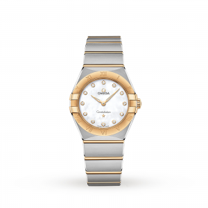 montre Omega Constellation pour femme en nacre de 28 mm