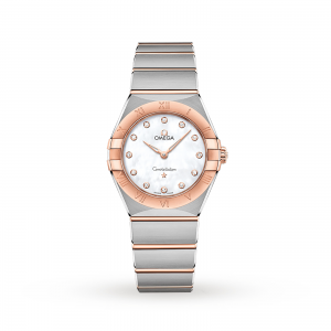 montre Omega Constellation pour femme en nacre de 28 mm