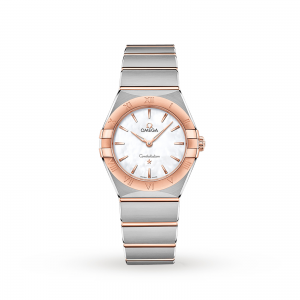 montre Omega Constellation pour femme en nacre de 28 mm
