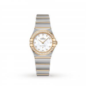 montre Omega Constellation pour femme en nacre de 25 mm